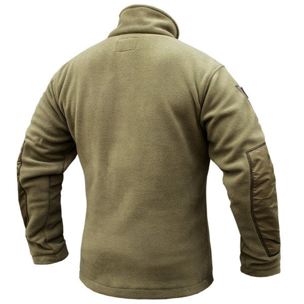 Mens Comfortable And Warm Fleece Tactical Pullover