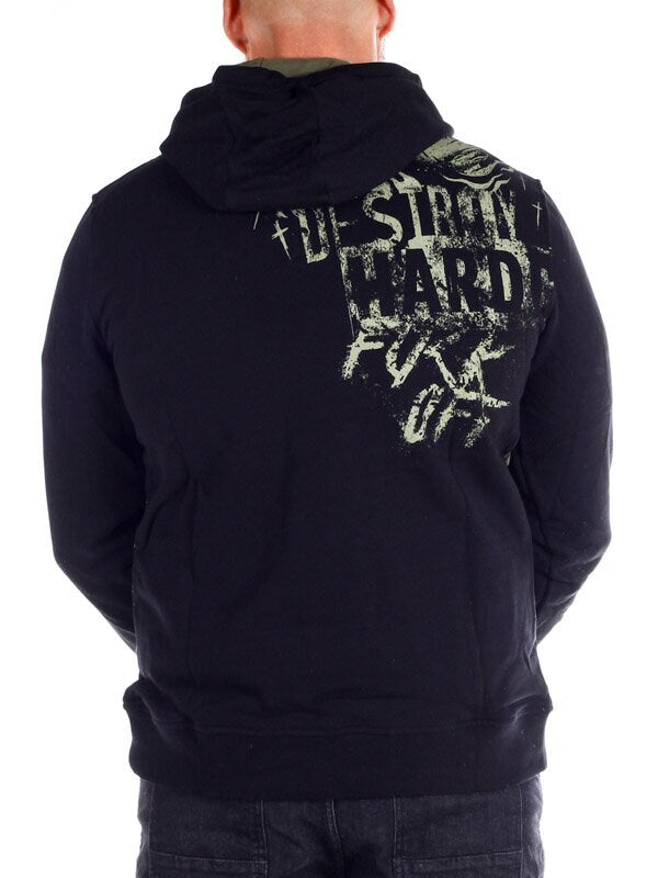 Hyraw Cemetery Hoodie - Black / Green