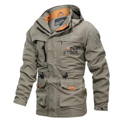 Outdoor Jacket Men'S Size Loose Jacket Outdoor Military Jacket