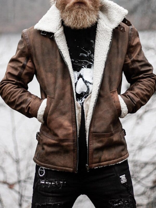 Rd Hardy Leather Jacket - Brown