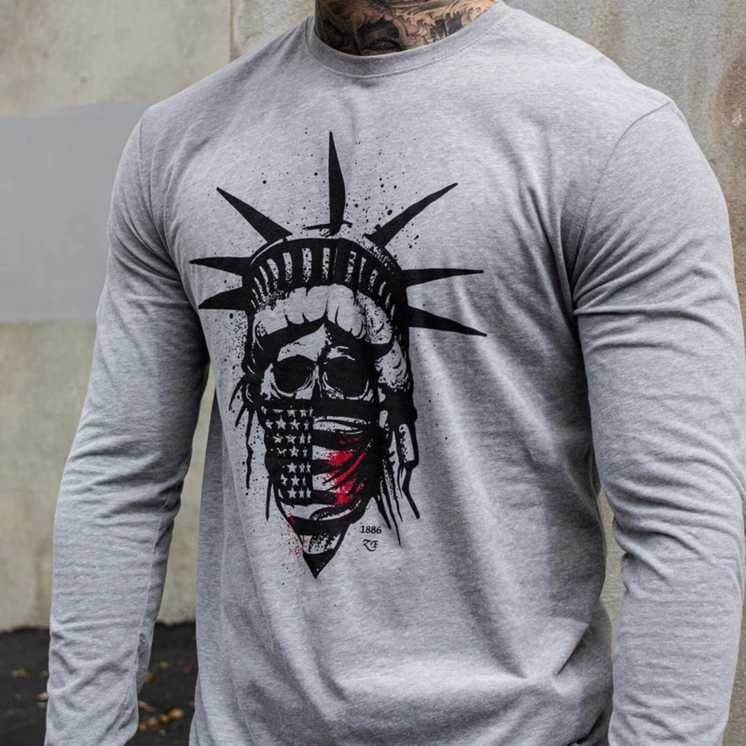 Plus Size Liberty Long Sleeve - Dark Gray