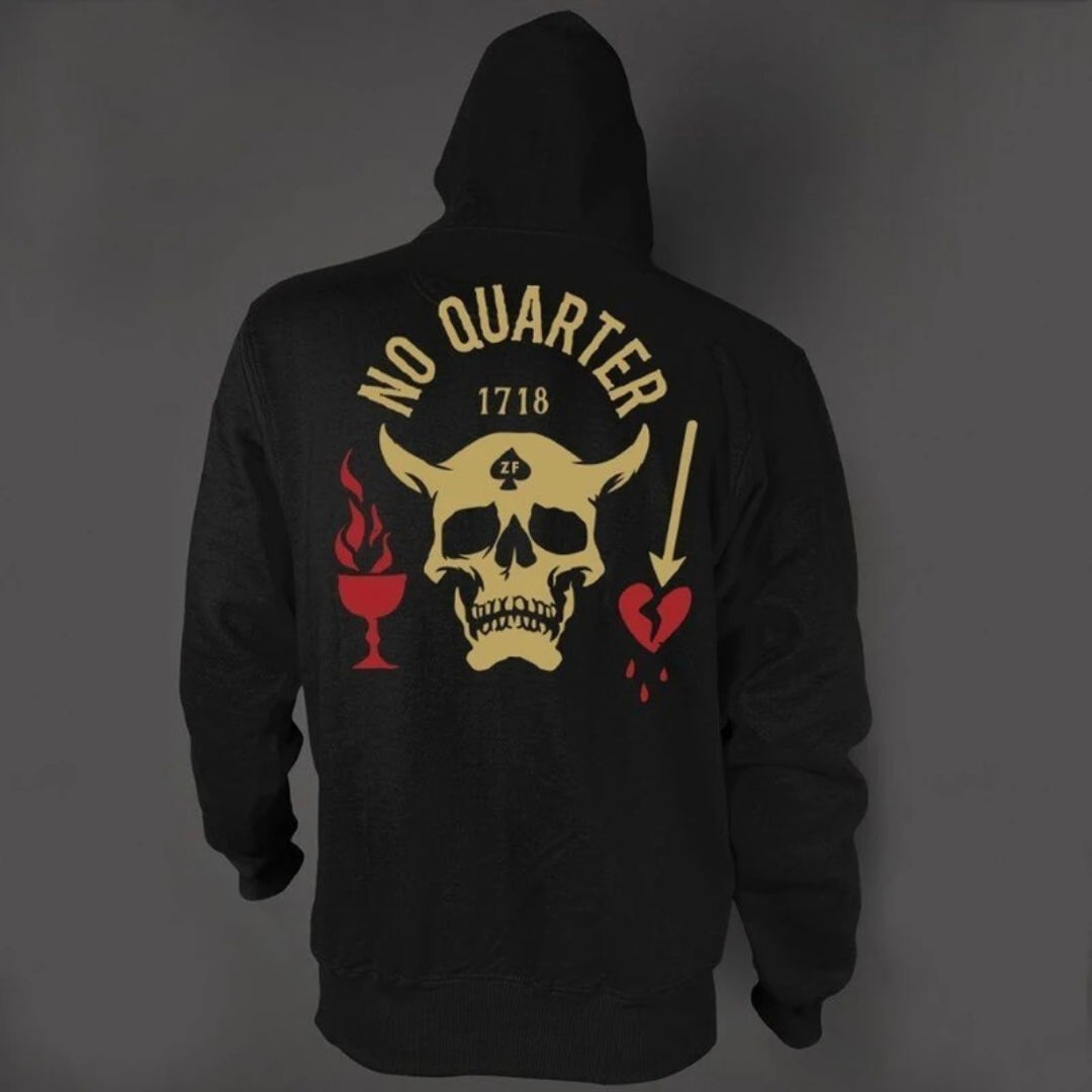 Plus Size Blackbeard Hoodie - Black