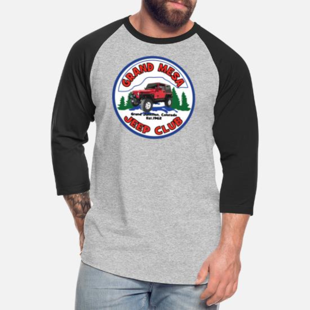 Plus Size Jeep Club Long Sleeve - Gray/Black