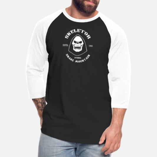 Plus Size Skeletor Long Sleeve - Black/White