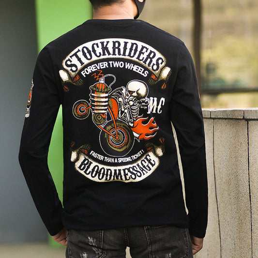 Plus Size STOCKRIDERS Print Long Sleeve