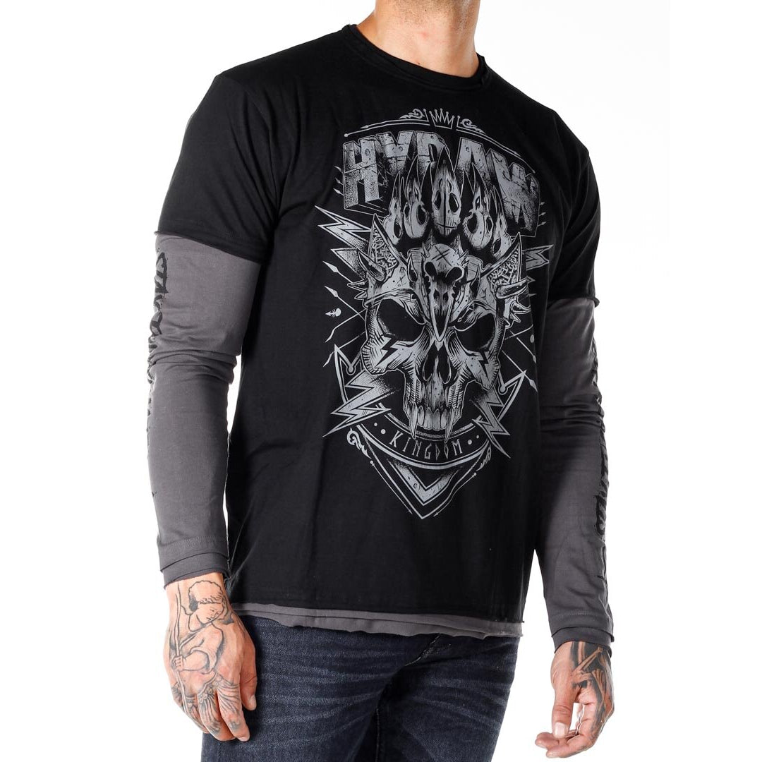 Plus Size HYRAW VIKING Long Sleeve - Black